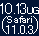 X10.13UP/Safari11.0.3
