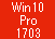 Win 10 Pro 64 Ver1703