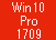 Win 10 Pro 64 Ver1709